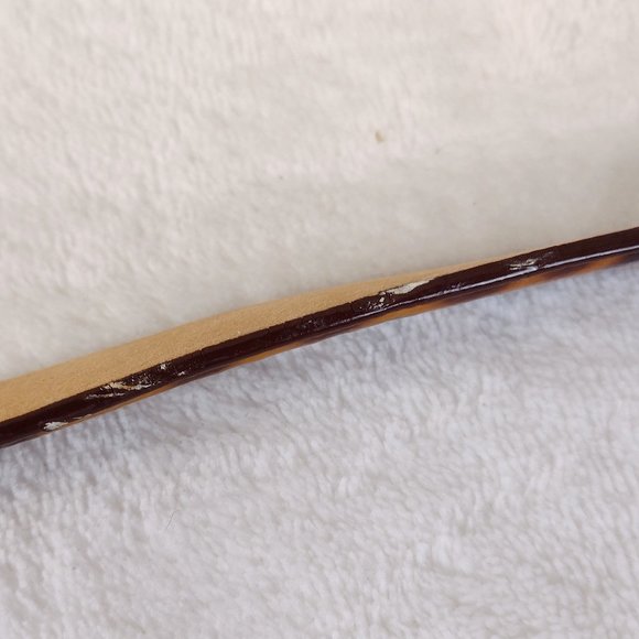 J. Crew Faux Tortoise Shell Narrow Leather Belt Medium - Picture 4 of 8